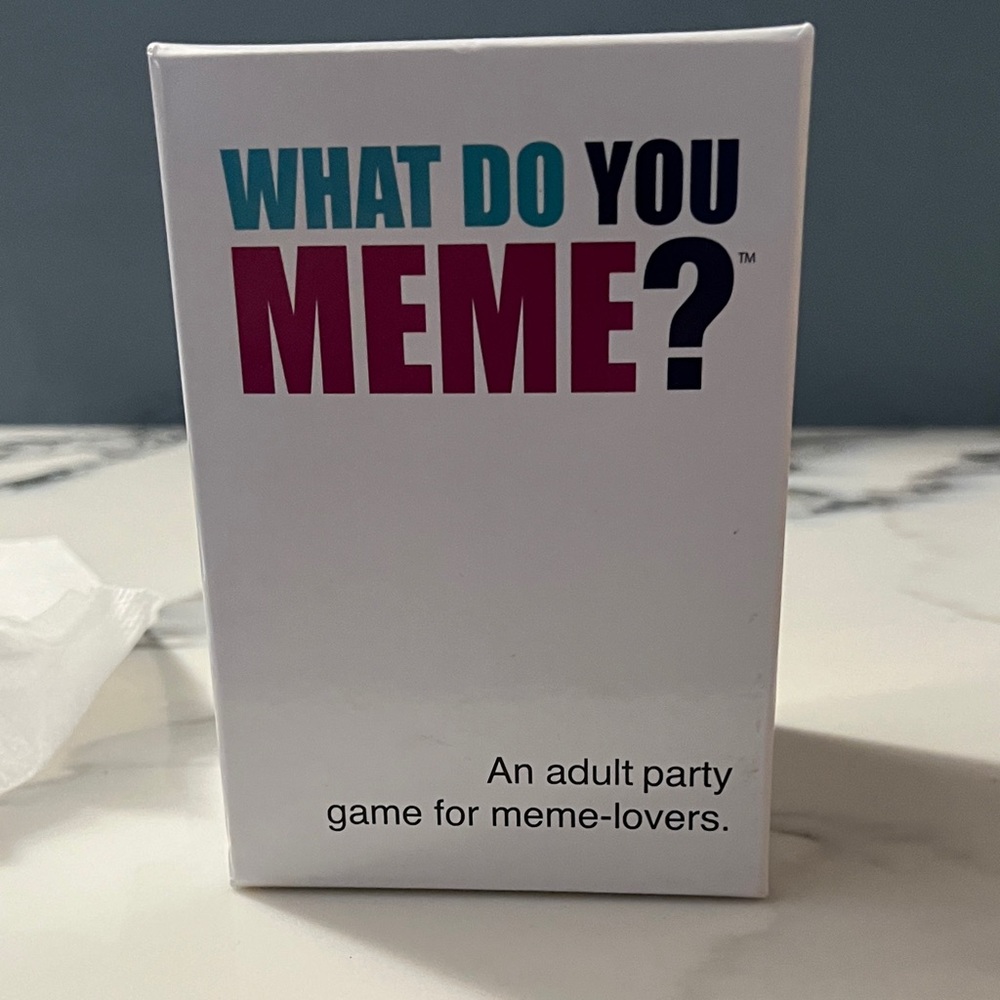 Vintage 80’s Party Game “What Do You Meme?” An Adult Party Game For Meme-Lovers